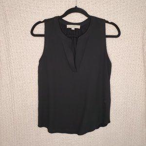 Loft black sleeveless blouse XSmall